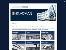 Tablet Screenshot of gladman.co.uk